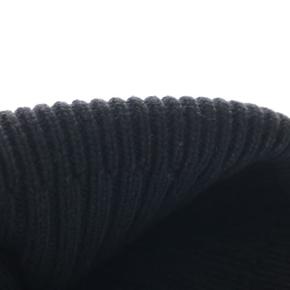 Loewe Logo Embroidery Beanie Knit Cap Hat Black — view 8