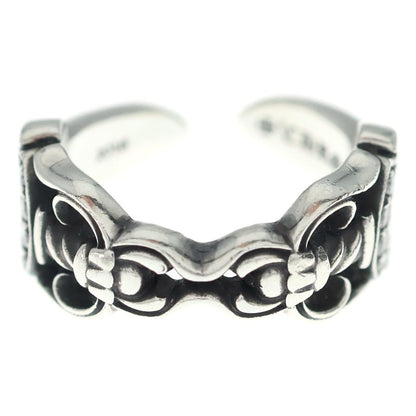 Chrome Hearts Dbl Dagger Open P D Double Pave Diamond Ring Silver — view 4