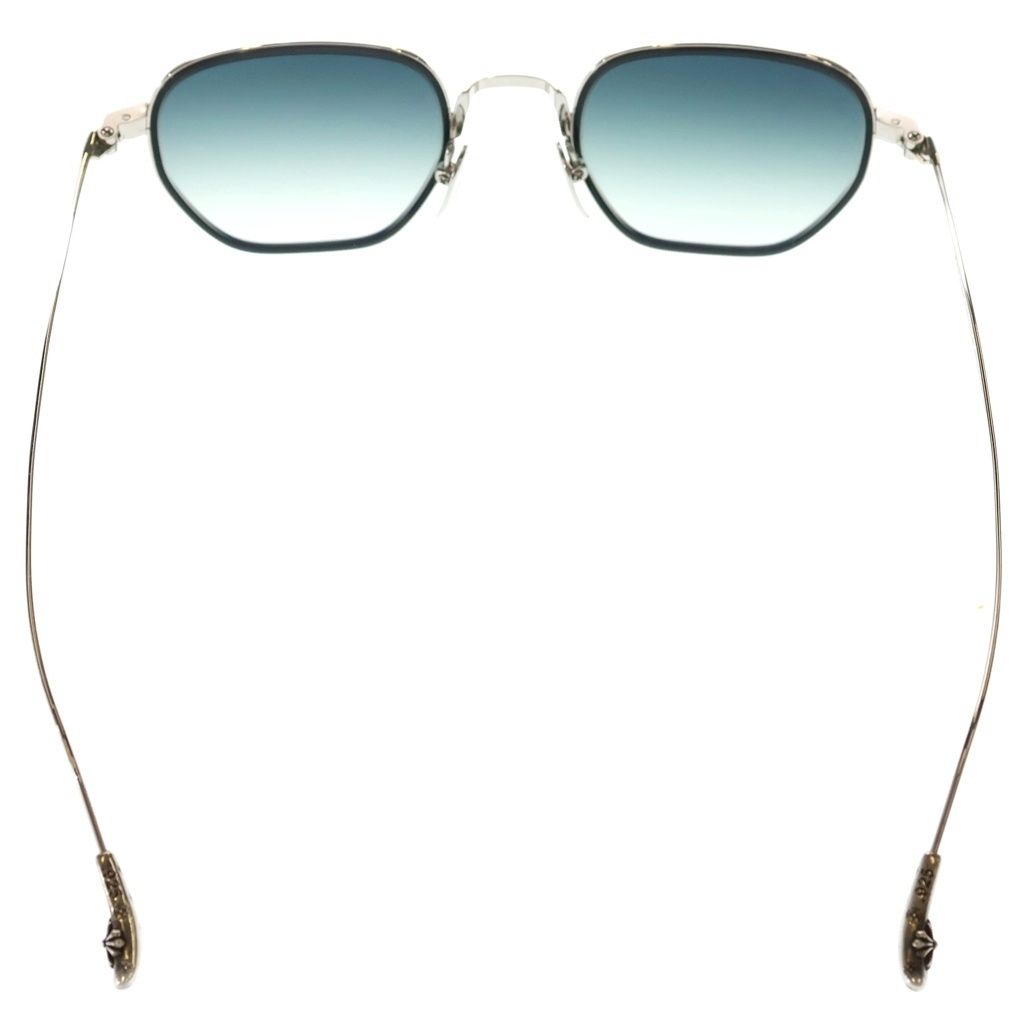 Chrome Hearts Bone Prone 1 Side CH Plus Metal Frame Sunglasses Eyewear Silver — view 2