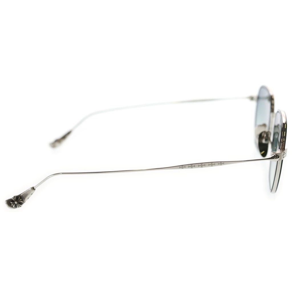 Chrome Hearts Bone Prone 1 Side CH Plus Metal Frame Sunglasses Eyewear Silver — view 3
