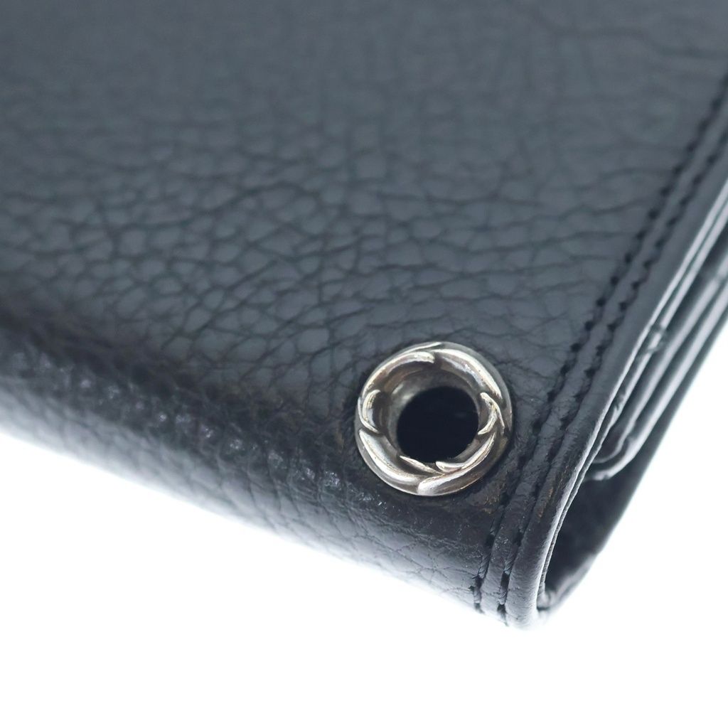 Chrome Hearts Card Case Leather Black with Grommet — view 5