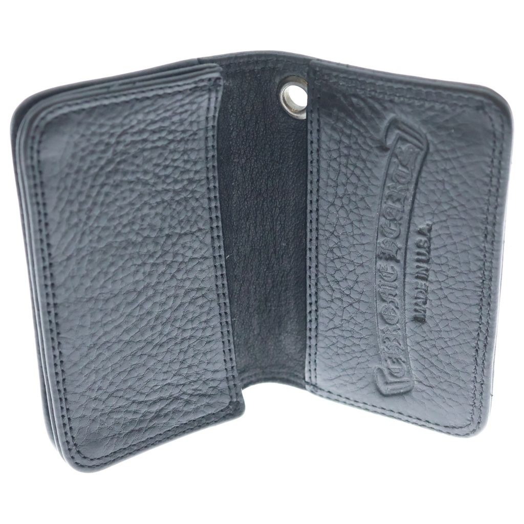 Chrome Hearts Card Case Leather Black with Grommet — view 4