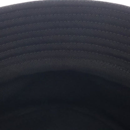 Prada Triangle Logo Bucket Hat Black — view 5