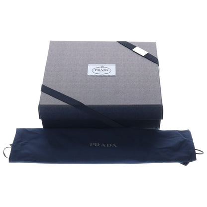 Prada Triangle Logo Bucket Hat Black — view 8
