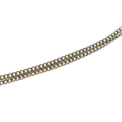 Chanel Camellia Rhinestone Pendant Chain White Gold — view 6