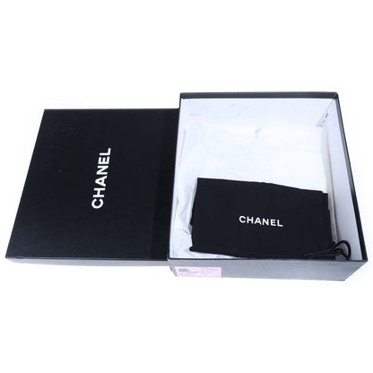 Chanel CC Logo Quilted Suede Leather Short Boots Black — view 6