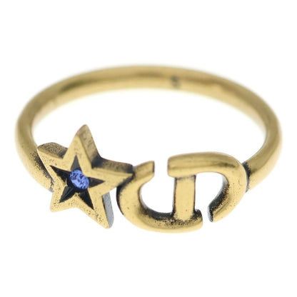 Dior Lucky Charm CD Logo Ring Gold Blue Keychain — view 4