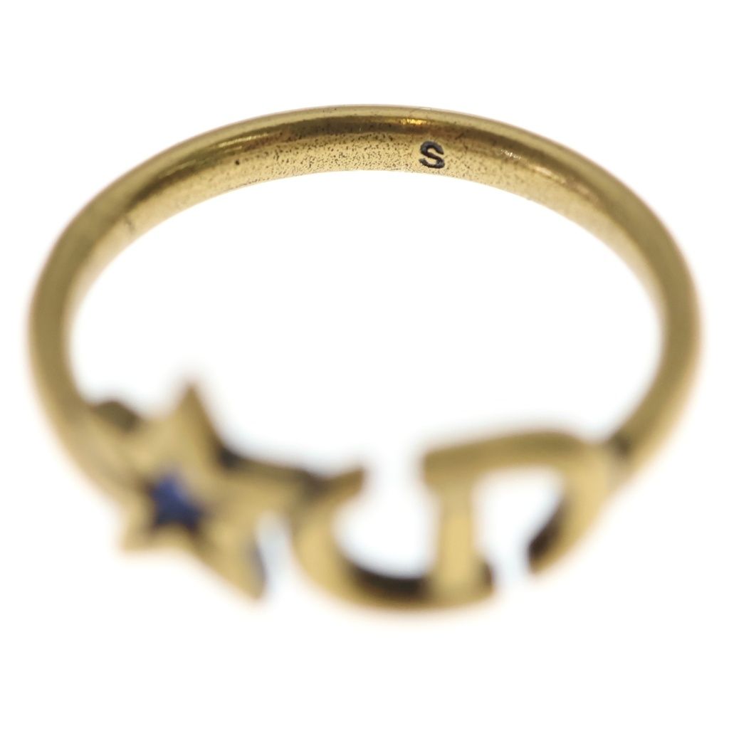 Dior Lucky Charm CD Logo Ring Gold Blue Keychain — view 5