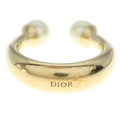 Dior Faux Pearl Ring Gold White — view 2