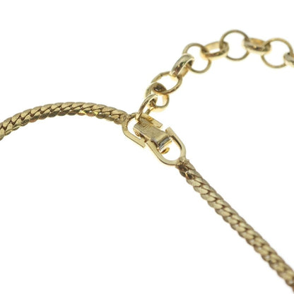 Dior Green Stone Biche Pendant Chain Gold — view 4