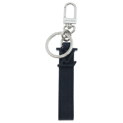 Louis Vuitton LV Dragonne Aerogram Key Holder Key Sling Bag Charm Black Silver