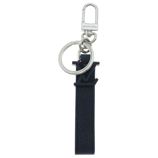 Louis Vuitton LV Dragonne Aerogram Key Holder Key Sling Bag Charm Black Silver