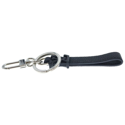 Louis Vuitton LV Dragonne Aerogram Key Holder Key Sling Bag Charm Black Silver — view 4