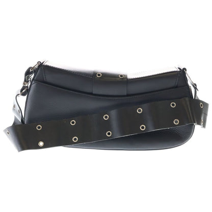 Dior Trotter Street Chic Shoulder Bag Black Leather Silver — view 2