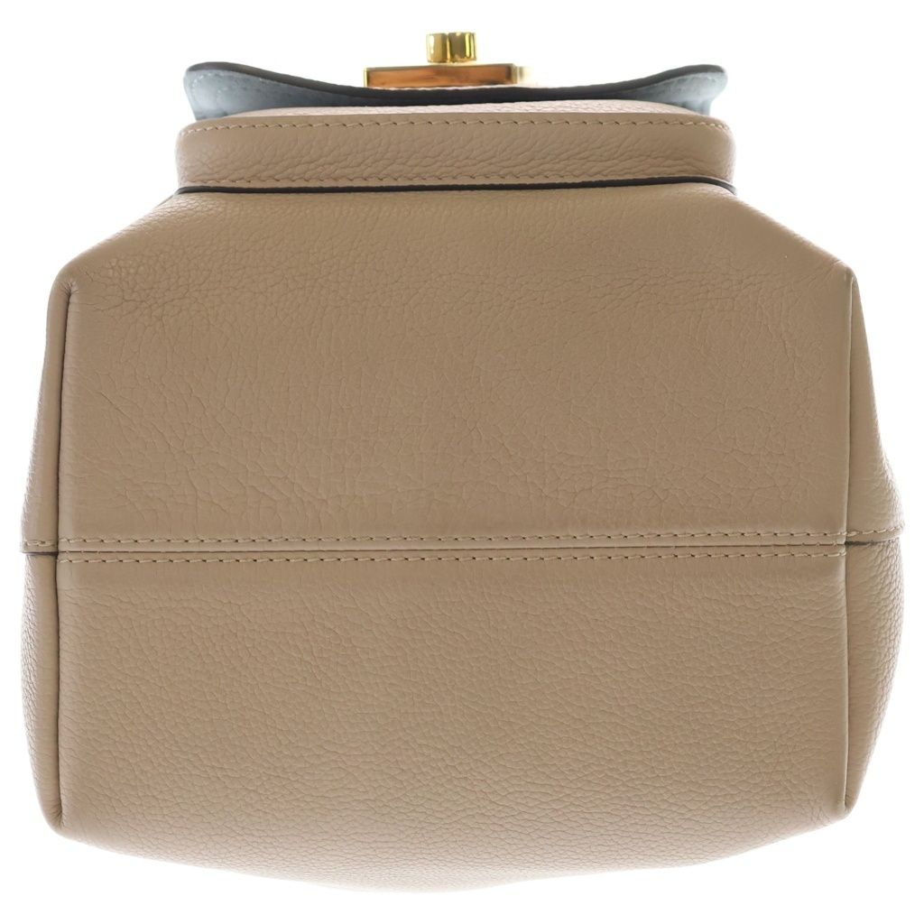 Louis Vuitton Lockme Bucket NV Shoulder Bag Beige Leather Gold — view 4