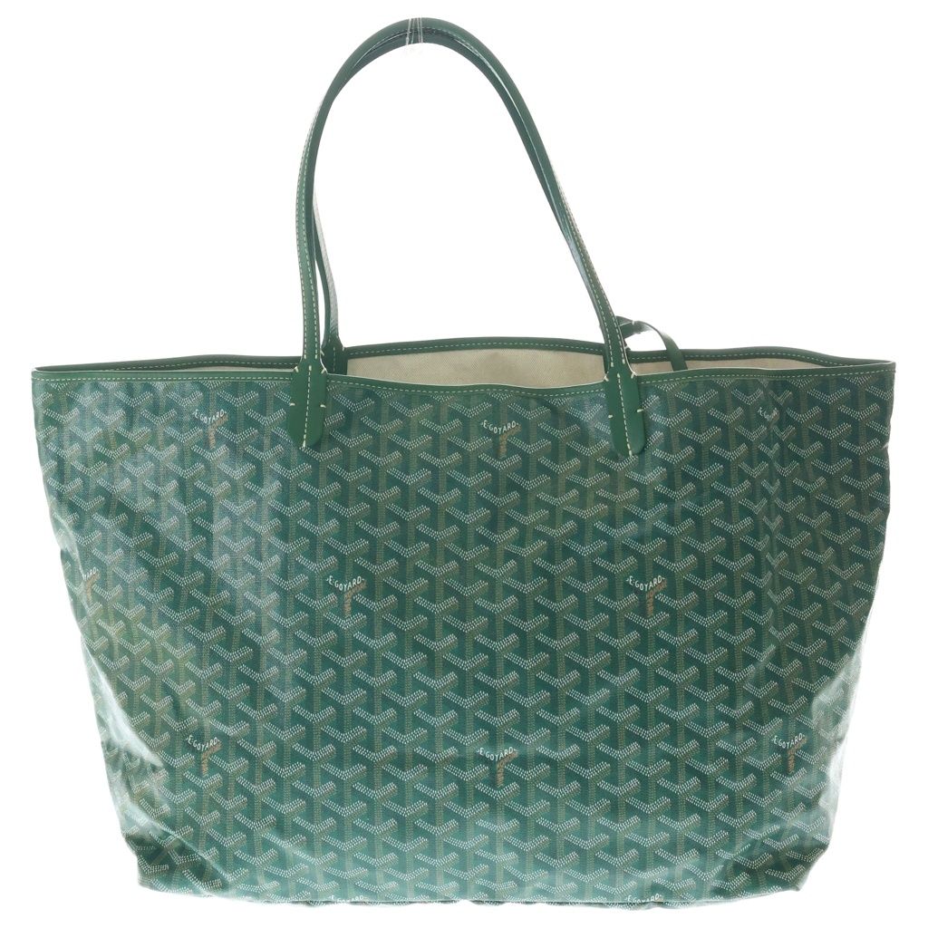 Goyard Saint Louis GM Tote Green Leather