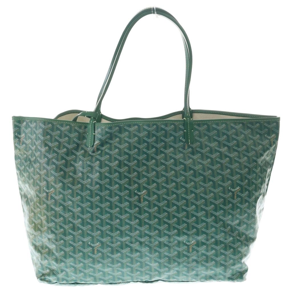 Goyard Saint Louis GM Tote Green Leather — view 2