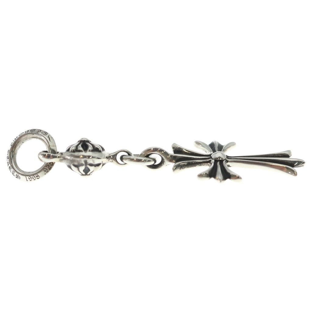 Chrome Hearts Tny CH Crs 1 Ball Tiny CH Cross Charm Pendant Silver — view 4