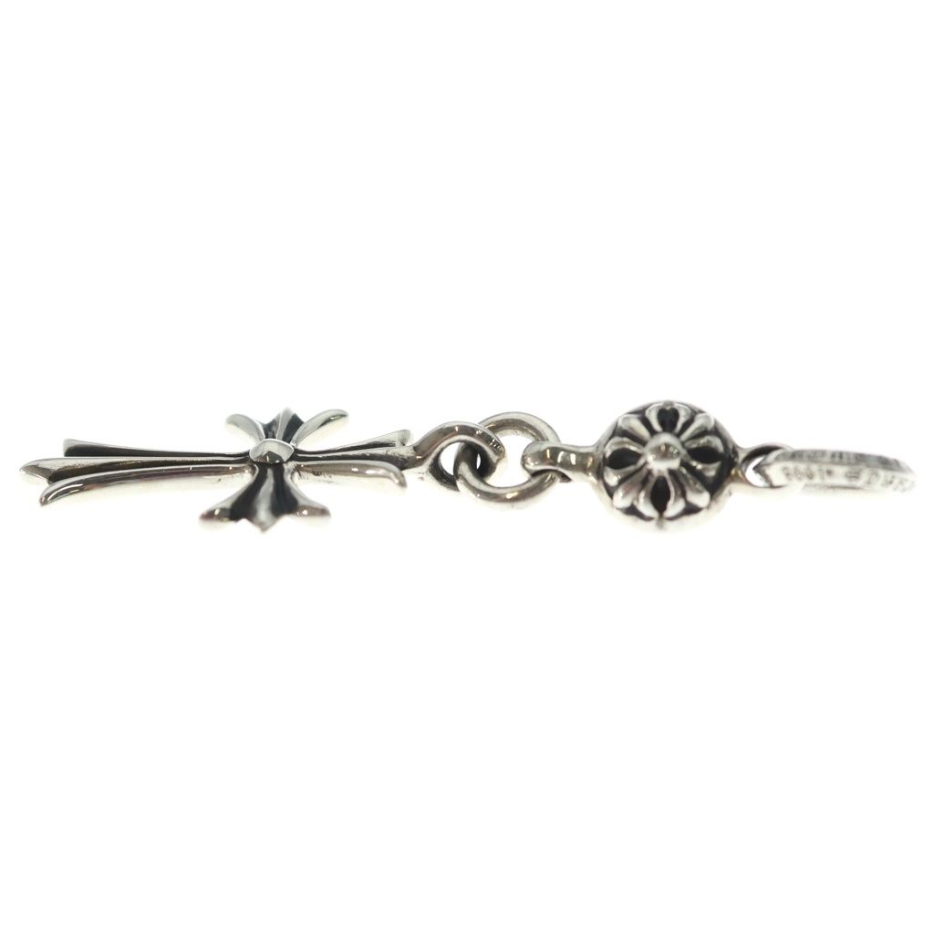 Chrome Hearts Tny CH Crs 1 Ball Tiny CH Cross Charm Pendant Silver — view 3