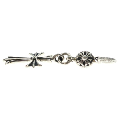 Chrome Hearts Tny CH Crs 1 Ball Tiny CH Cross Charm Pendant Silver — view 3