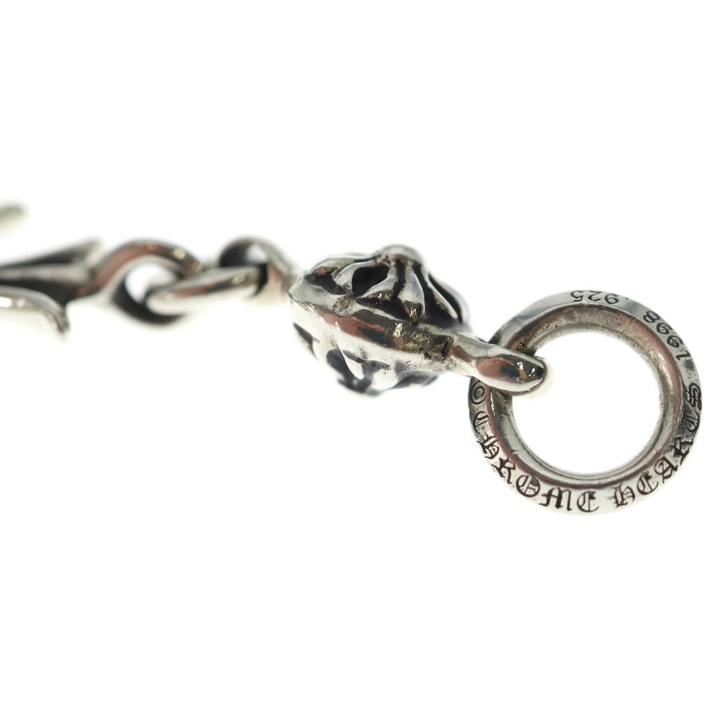Chrome Hearts Tny CH Crs 1 Ball Tiny CH Cross Charm Pendant Silver — view 6