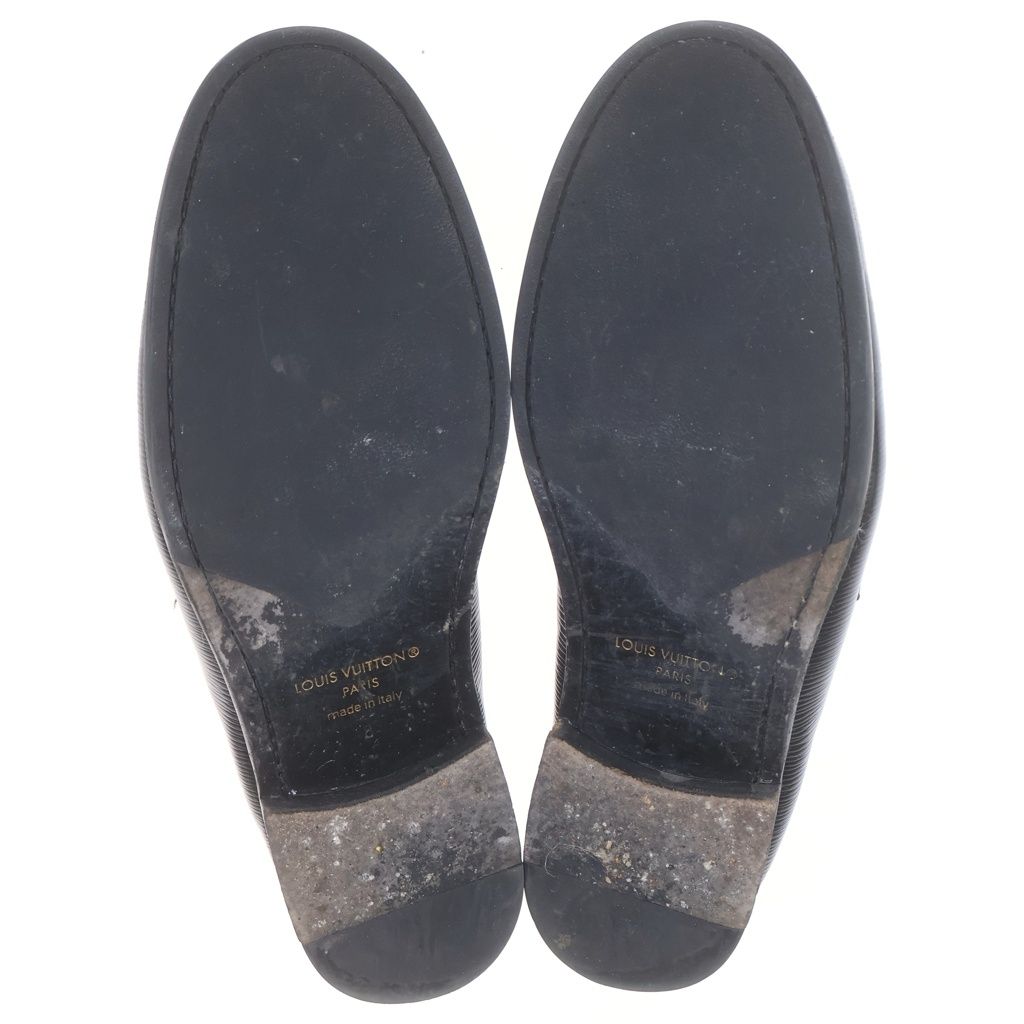 Louis Vuitton LV Major Loafers LV Logo Silver Black — view 5