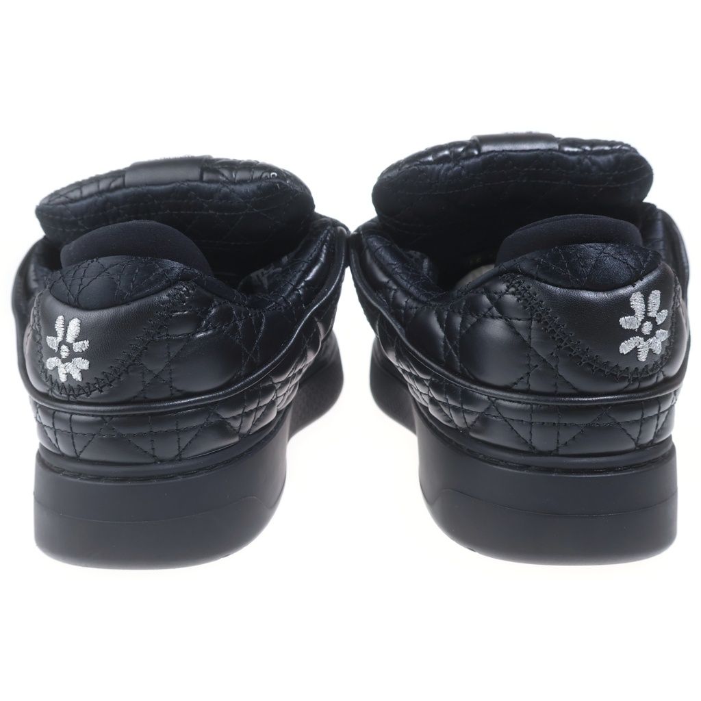 Dior Erl Quilted Calfskin Low Cut Sneakers Black — view 3