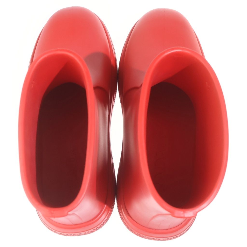 Prada Triangle Logo Rubber Boots Rain — view 4