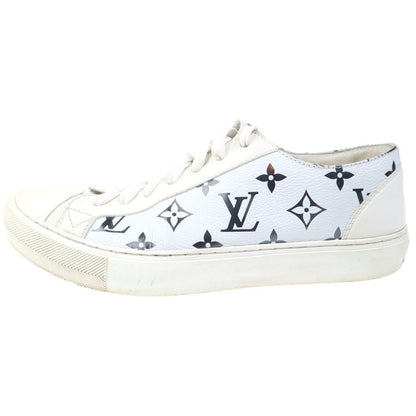 Louis Vuitton Monogram Tattoo Line Leather Low Cut Sneakers White