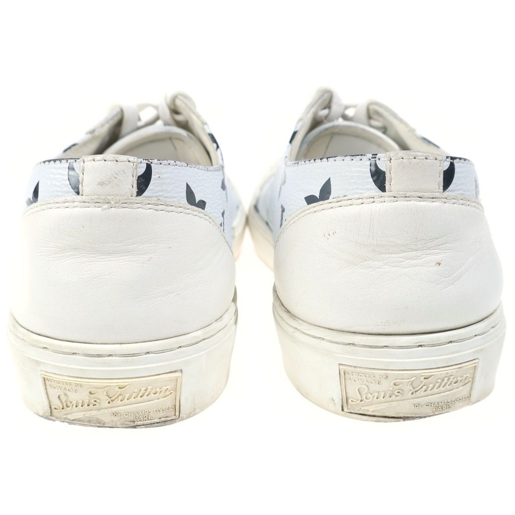 Louis Vuitton Monogram Tattoo Line Leather Low Cut Sneakers White — view 3