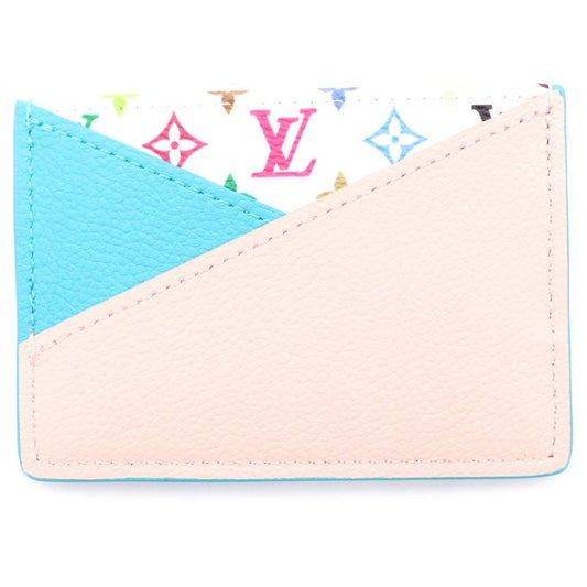 Louis Vuitton LV Takashi Murakami Multicolor Business Card Holder Case Criss