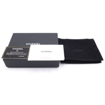 Chanel Classic Small Flap Wallet Trifold Coin Case Black Caviar Leather Gold — view 6