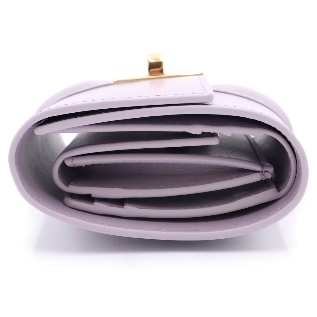 Celine Small Wallet 16 Seeds Trifold Compact Coin Case Purple Light Lilac — view 3
