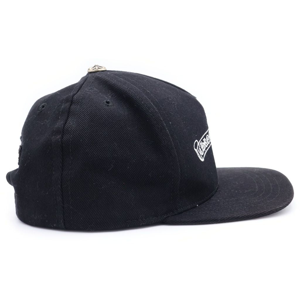 Chrome Hearts CH Scroll Cap Embroidery Cap Black — view 3