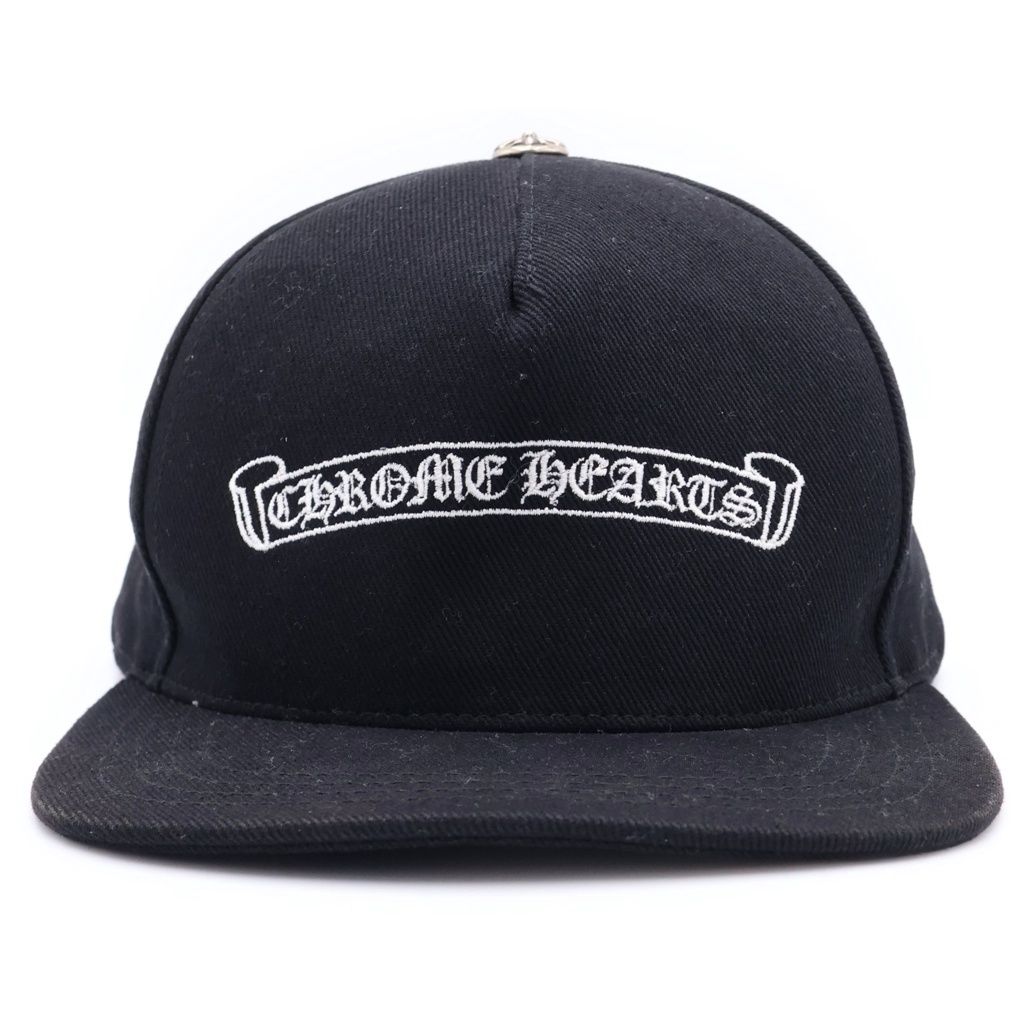 Chrome Hearts CH Scroll Cap Embroidery Cap Black — view 4