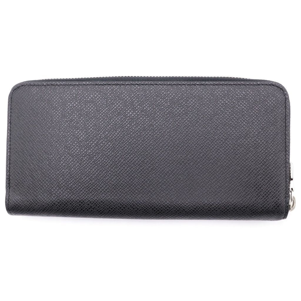 Louis Vuitton Zippy Wallet Horizontal Taiga Leather Black — view 2