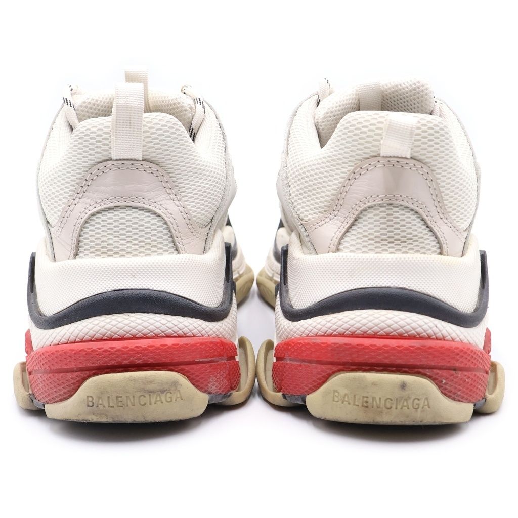Balenciaga Triple-s Trainers Triple S Low Cut Dad Sneakers White — view 3