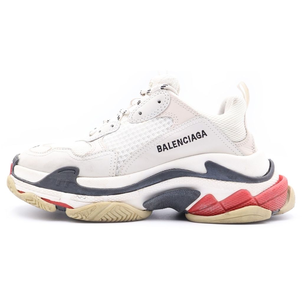 Balenciaga Triple-s Trainers Triple S Low Cut Dad Sneakers White