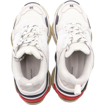 Balenciaga Triple-s Trainers Triple S Low Cut Dad Sneakers White — view 4