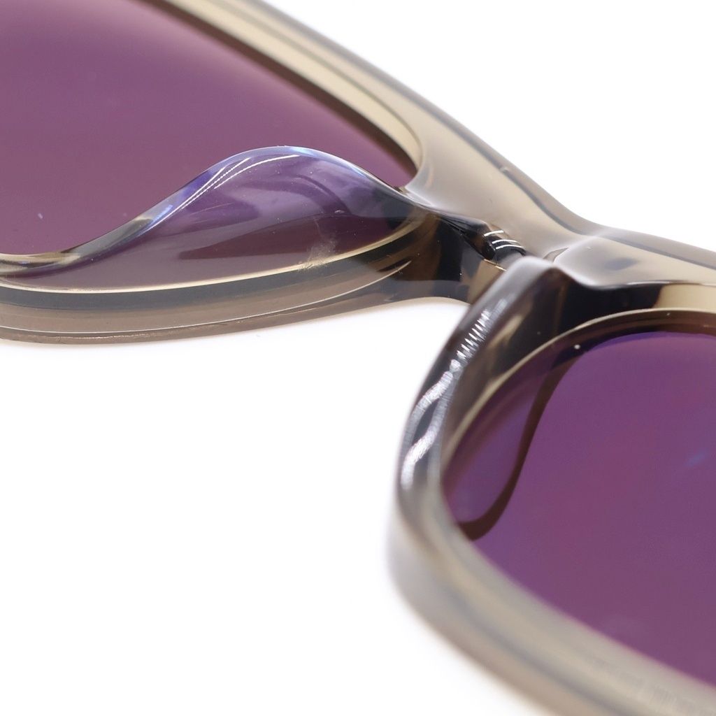 Prada Clear Frame Wellington Sunglasses Eyewear Brown — view 5