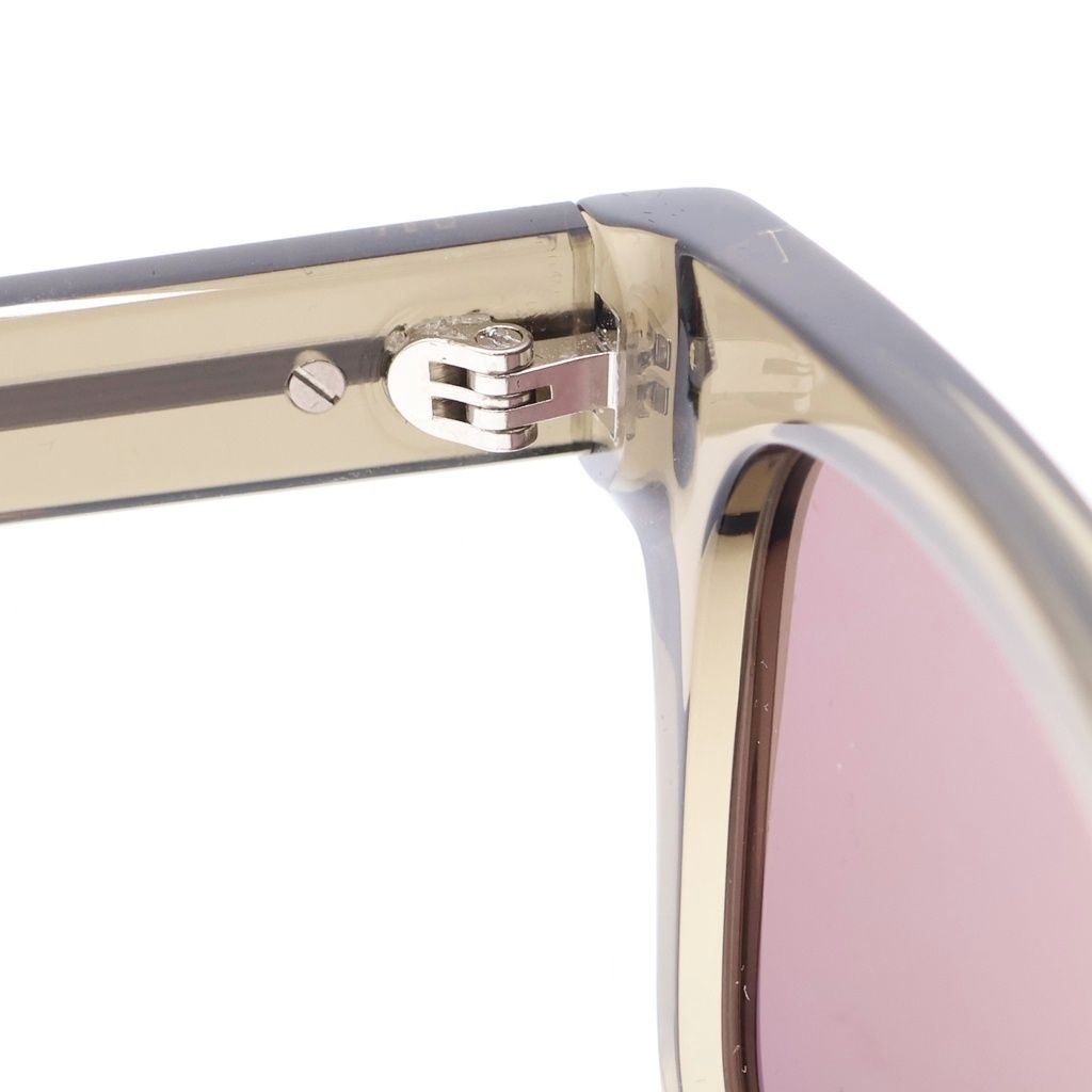 Prada Clear Frame Wellington Sunglasses Eyewear Brown — view 4