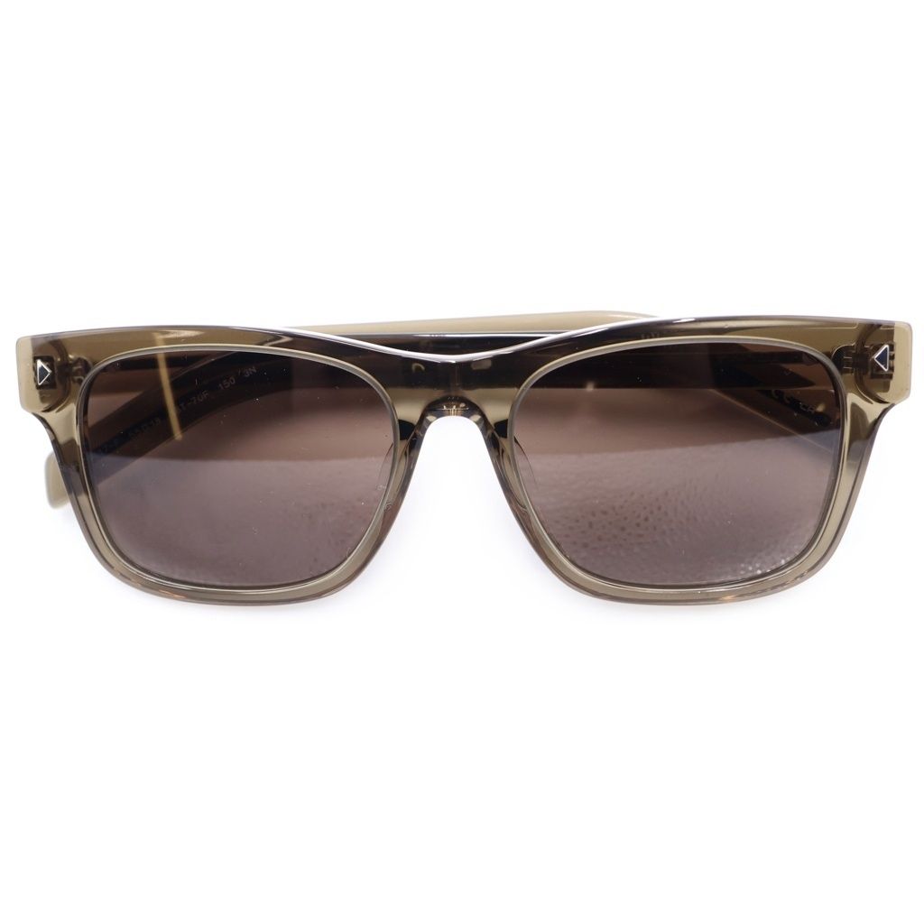 Prada Clear Frame Wellington Sunglasses Eyewear Brown