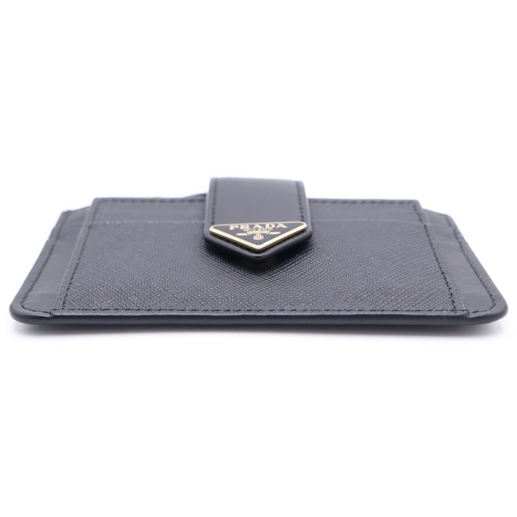 Prada Saffiano Tab LU Coin Case Black — view 4