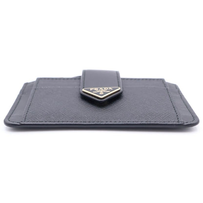 Prada Saffiano Tab LU Coin Case Black — view 4