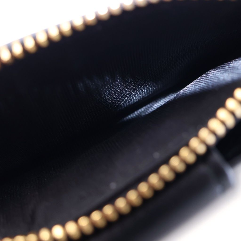 Prada Saffiano Tab LU Coin Case Black — view 5