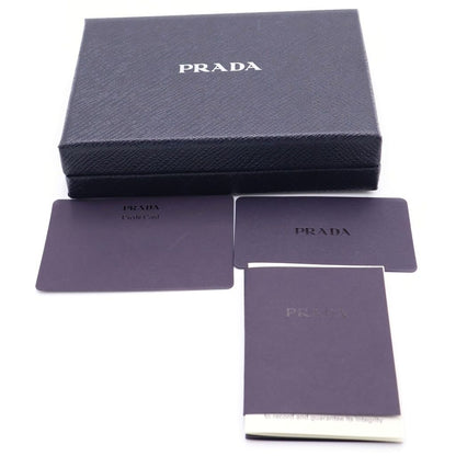 Prada Saffiano Tab LU Coin Case Black — view 6