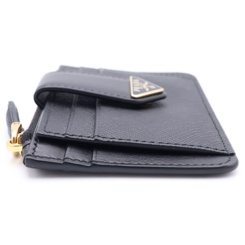 Prada Saffiano Tab LU Coin Case Black — view 3