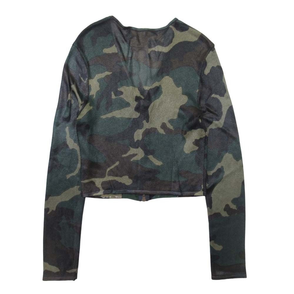 Dior Galiano Era Camouflage Cardigan Double Zip All Over Pattern Khaki — view 2