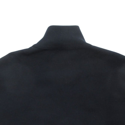 Moncler Maria Toriko Cardigan Knit Down Jacket Contrast Logo Leather M Navy — view 4
