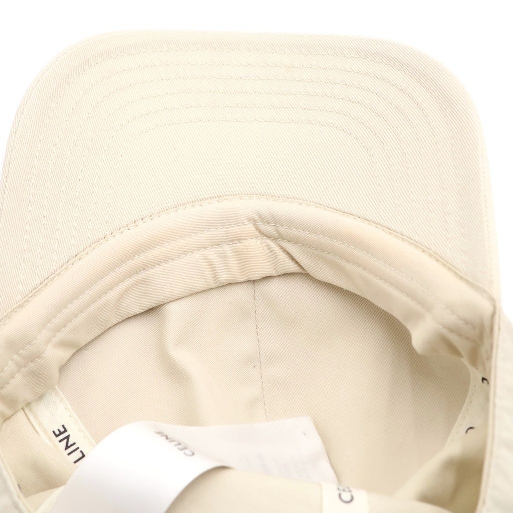 Celine Baseball Cap White Cotton — view 5